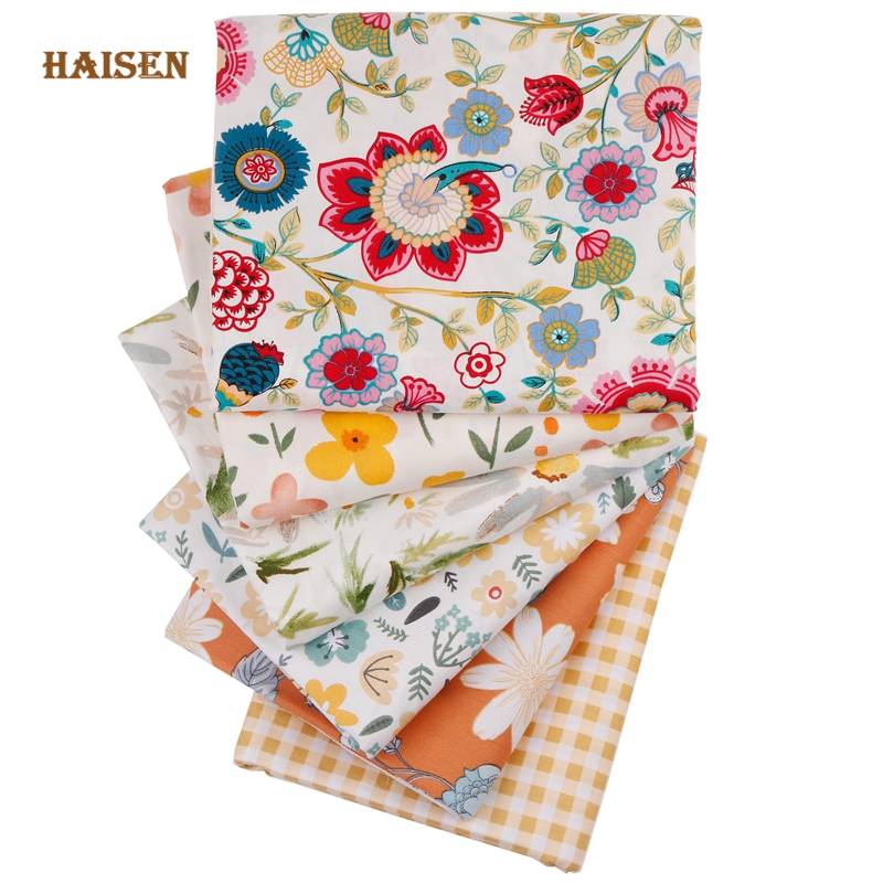 Baby Clothing Organic - 6 Buah Kain Perca Kepar Katun