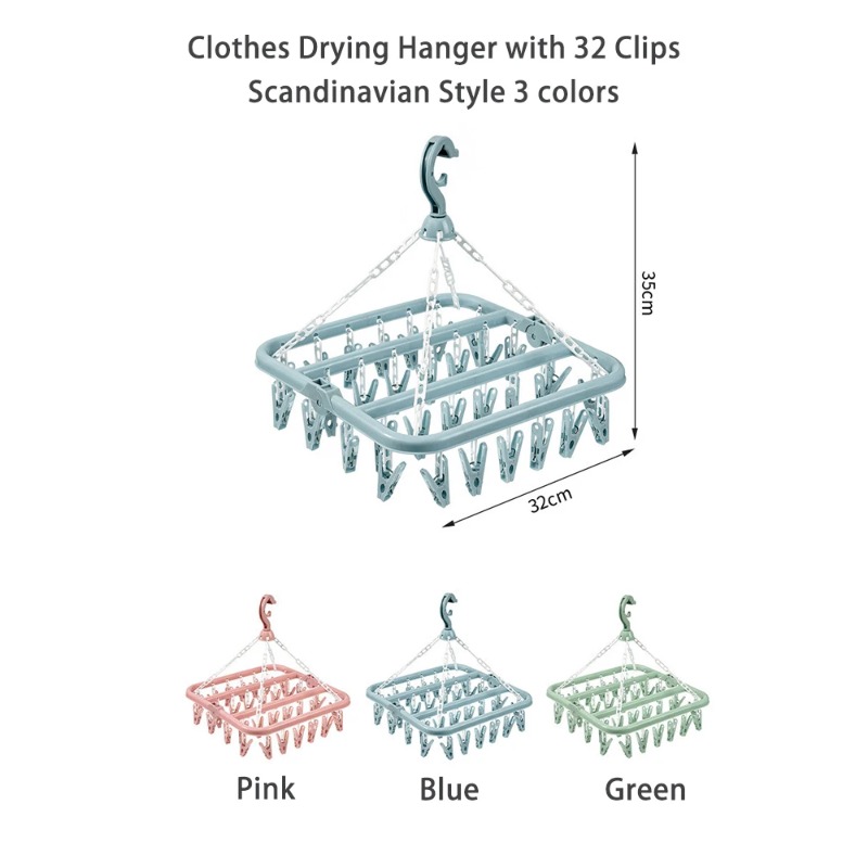 Gantungan pengering pakaian de - Baby Clothing Hanging Rack ulasan dan harga