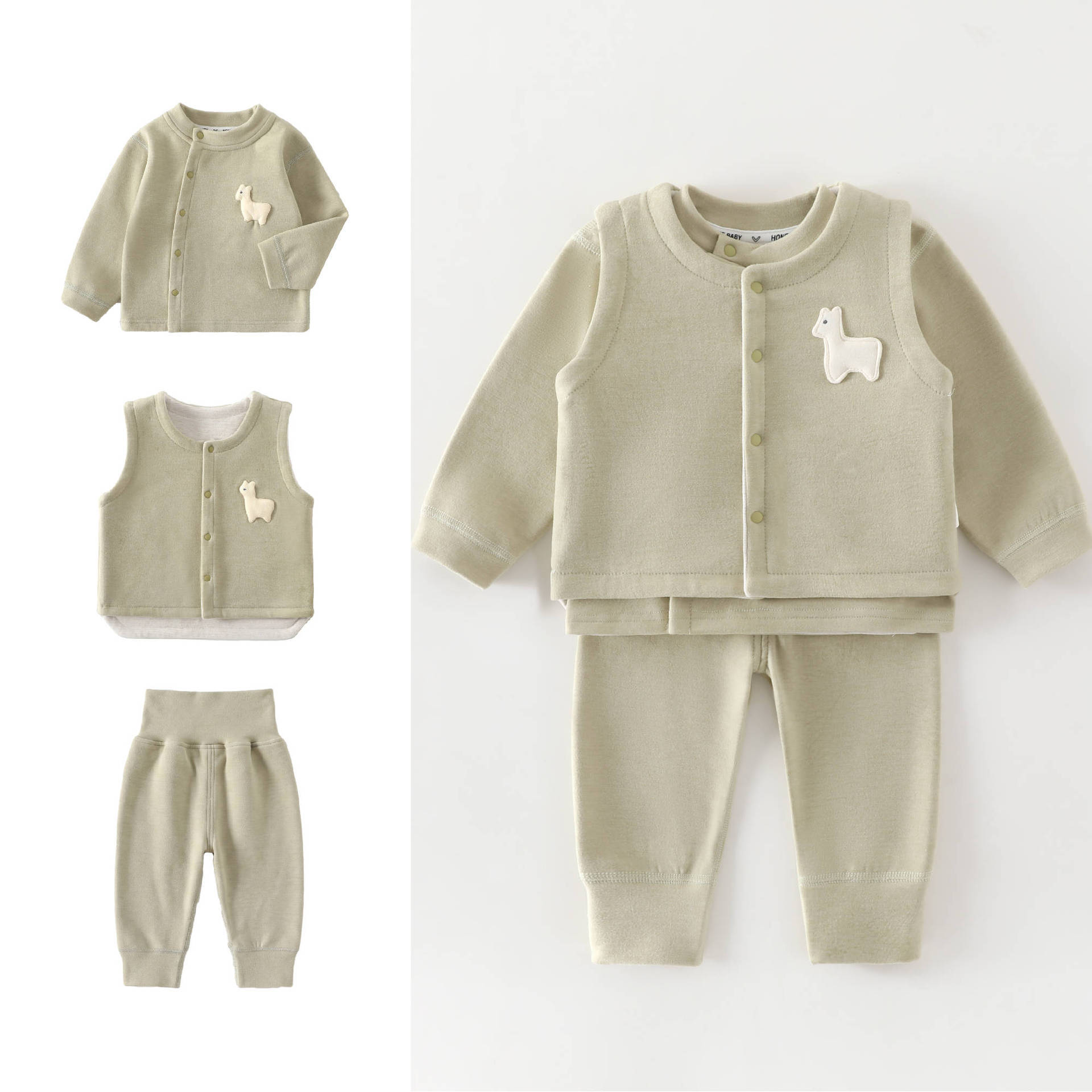 Setelan 3 potong Rompi Bayi Us - Baby Clothing High Quality ulasan dan harga